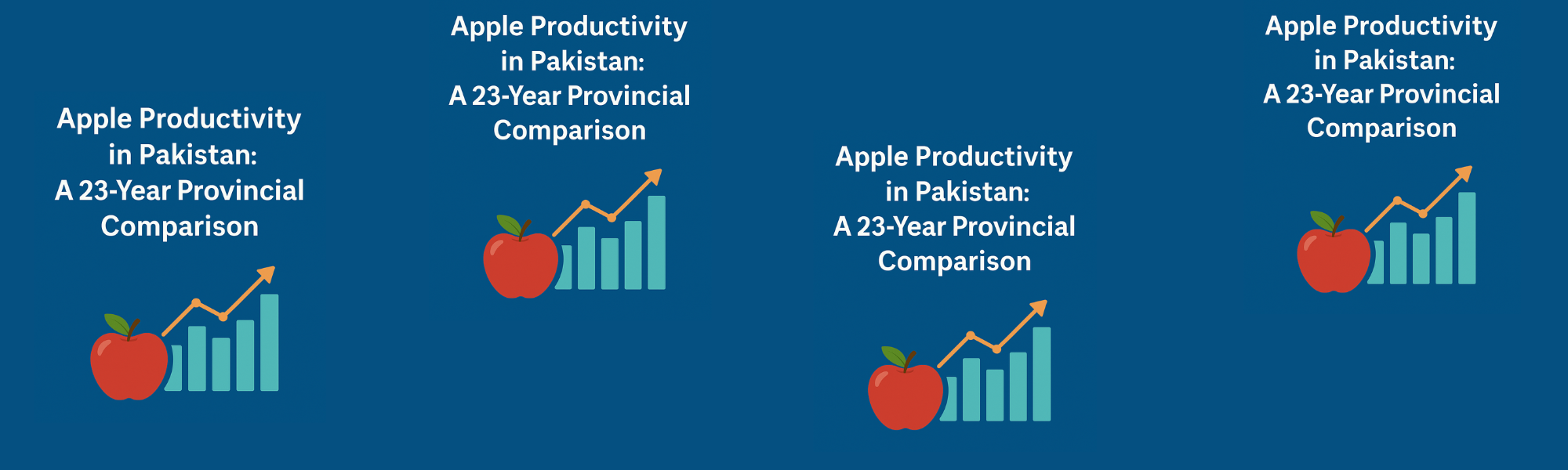 Apple productivity of Pakistan